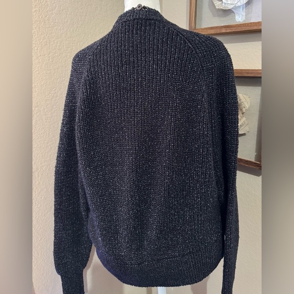 Hayes Women's Black Knit Sweater 95% Cotton Size Small Beautiful and Comfy NWOT - Picture 4 of 7